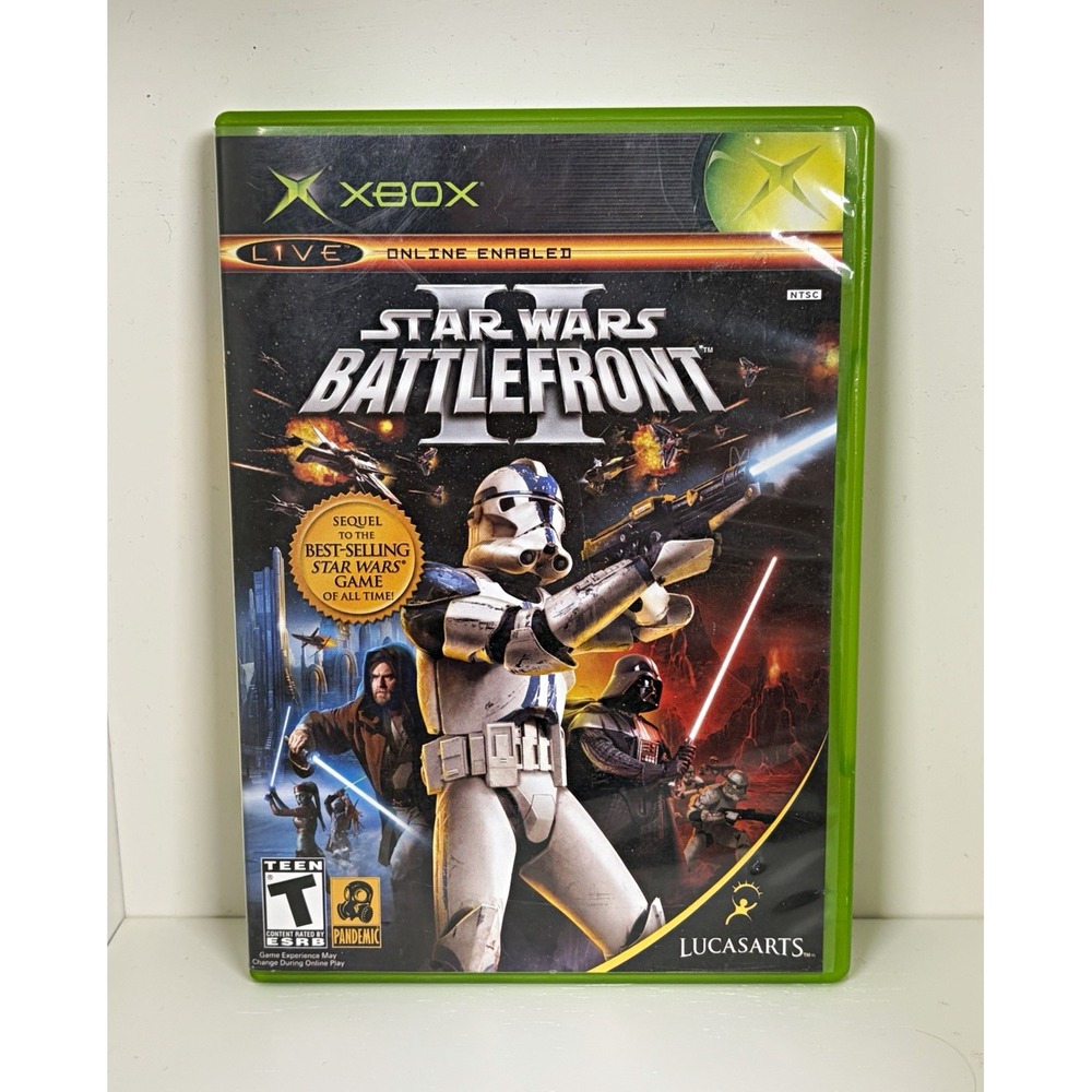 Star Wars Battlefront II Xbox - LucasArts 2005 CIB